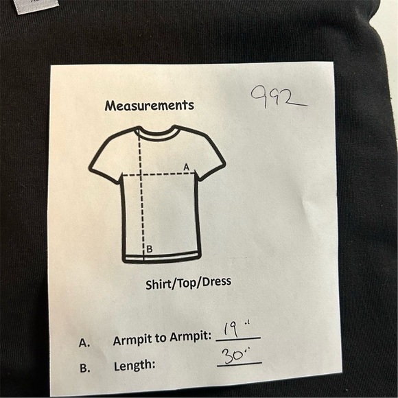 LuLaRoe Women's XS Black Hi-Lo Short Sleeve Top Casual Relaxed Fit - Picture 7 of 7